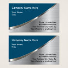 光沢メタリックルック建築名刺