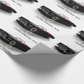 光沢ラックラシックピング紙用の自動車イメージ ラッピングペーパー (角)