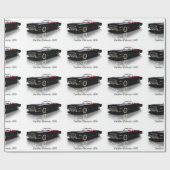 光沢ラックラシックピング紙用の自動車イメージ ラッピングペーパー (フラット)