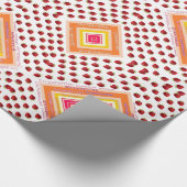 光沢ラッピング紙イチゴ ラッピングペーパー (角)