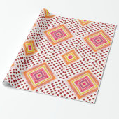 光沢ラッピング紙イチゴ ラッピングペーパー (アンロールド)