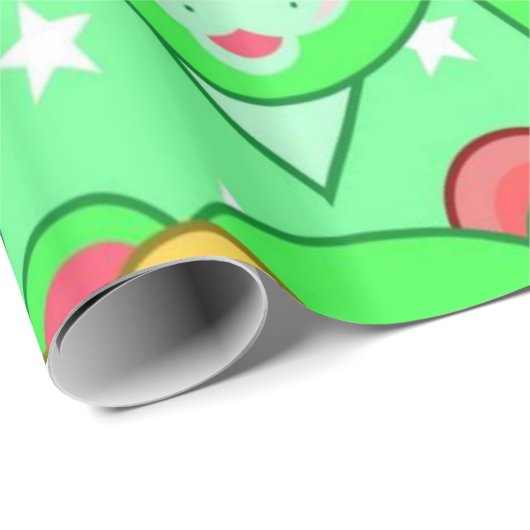 光沢ラッピング紙カラフルテディベア ラッピングペーパー (ロールコーナー)