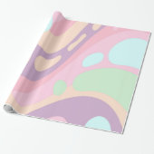 光沢ラッピング紙カラフルハッピーパステル ラッピングペーパー (アンロールド)