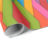 光沢ラッピング紙カラフル三角形 ラッピングペーパー (ロールコーナー)