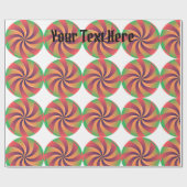 光沢ラッピング紙ギフトカラーピラタワンフォント ラッピングペーパー (フラット)