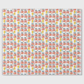 光沢ラッピング紙クラゲ ラッピングペーパー (フラット)