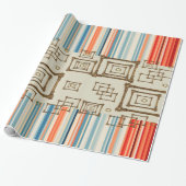 光沢ラッピング紙ストライプ ラッピングペーパー (アンロールド)