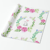 光沢ラッピング紙ゾウ ラッピングペーパー (アンロールド)