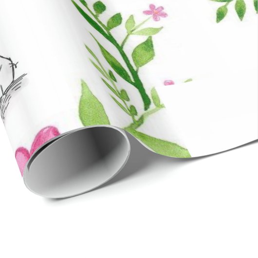 光沢ラッピング紙ゾウ ラッピングペーパー (ロールコーナー)