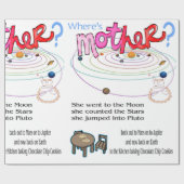 光沢ラッピング紙ハッピーマザーズデイwhere ラッピングペーパー (フラット)