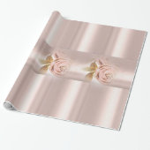 光沢ラッピング紙バラフローラ ラッピングペーパー (アンロールド)