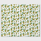 光沢ラッピング紙パイナップル ラッピングペーパー (フラット)