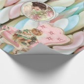 光沢ラッピング紙パステルビクトリアン ラッピングペーパー (角)