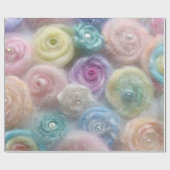 光沢ラッピング紙パステルヤーン ラッピングペーパー (フラット)