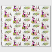 光沢ラッピング紙パリフランスバケーション ラッピングペーパー (フラット)