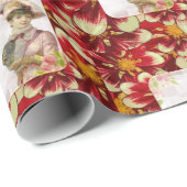 光沢ラッピング紙ビクトリアン、 ラッピングペーパー (ロールコーナー)