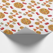 光沢ラッピング紙ピザ ラッピングペーパー (角)