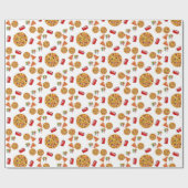 光沢ラッピング紙ピザ ラッピングペーパー (フラット)