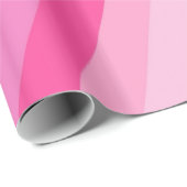 光沢ラッピング紙ピンクストライプ色 ラッピングペーパー (ロールコーナー)