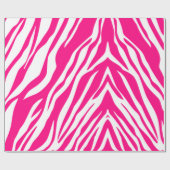 光沢ラッピング紙ピンクヒョウ ラッピングペーパー (フラット)