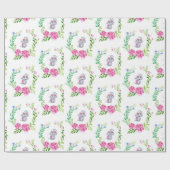 光沢ラッピング紙フローラ象 ラッピングペーパー (フラット)