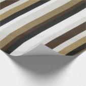 光沢ラッピング紙ブラウン&ベージュ自然 ラッピングペーパー (角)