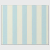 光沢ラッピング紙ブルーベージュストライプ ラッピングペーパー (フラット)