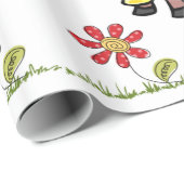 光沢ラッピング紙モーカウグラスフローラ ラッピングペーパー (ロールコーナー)