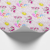 光沢ラッピング紙ユニコーン ラッピングペーパー (角)