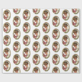 光沢ラッピング紙ヴィンテージ ビクトリアン ラッピングペーパー (フラット)