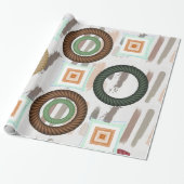 光沢ラッピング紙円形 ラッピングペーパー (アンロールド)