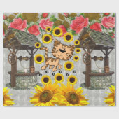 光沢ラッピング紙猫ネコ ラッピングペーパー (フラット)