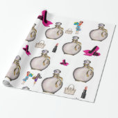 光沢ラッピング紙香料 ラッピングペーパー (アンロールド)