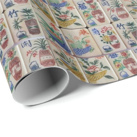 光沢ラッピング紙麻雀 ラッピングペーパー (ロールコーナー)