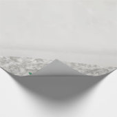 光沢ラッピング紙、グレーシルバーラッピング紙 ラッピングペーパー (角)