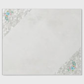 光沢ラッピング紙、グレーシルバーラッピング紙 ラッピングペーパー (フラット)