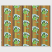 光沢ラッピング紙、ゴルファーのゴルフボール ラッピングペーパー (フラット)