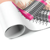 光沢ラッピング紙、スタイリスト美しいサロン ラッピングペーパー (ロールコーナー)