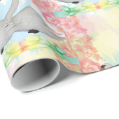 光沢ラッピング紙、スワンフローラ ラッピングペーパー (ロールコーナー)