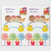 光沢ラッピング紙、チャイルド気にサービス ラッピングペーパー (フラット)