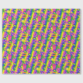 光沢ラッピング紙、ビーチボールビーチサンダル ラッピングペーパー (フラット)