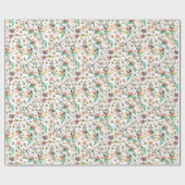 光沢ラッピング紙、フローラ ラッピングペーパー (フラット)