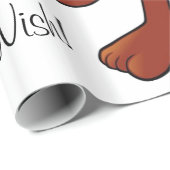 光沢ラッピング紙、レインボーモンキーマジカル ラッピングペーパー (ロールコーナー)