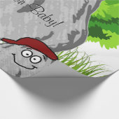 光沢ラッピング紙、ロックオンベビー! ラッピングペーパー (角)