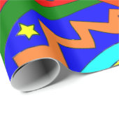 光沢ラッピング紙、ヴィバメキシコカボスバンジョス ラッピングペーパー (ロールコーナー)