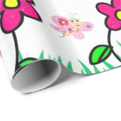 光沢ラッピング紙、ヴィンテージドッグキャットフローラ ラッピングペーパー (ロールコーナー)