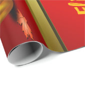 光沢ラッピング紙、感謝祭、カラフル+クラフト ラッピングペーパー (ロールコーナー)