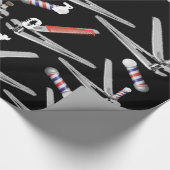 光沢ラッピング紙、未来の理容師ポールクリッパー ラッピングペーパー (角)