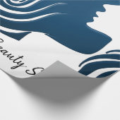 光沢ラッピング紙、美しいサロンヘア ラッピングペーパー (角)