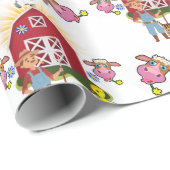 光沢ラッピング紙、農家ファームハウスフーズ ラッピングペーパー (ロールコーナー)